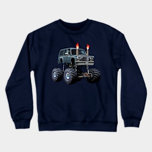 Cartoon monster truck Crewneck Sweatshirt